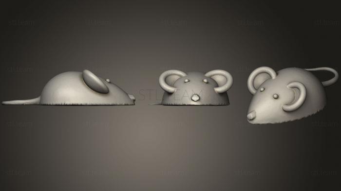 Статуэтки животных Магнит для мыши на Холодильник
